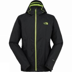 The North Face Mens Sequence Jacket Asphalt Grey/Macaw Green